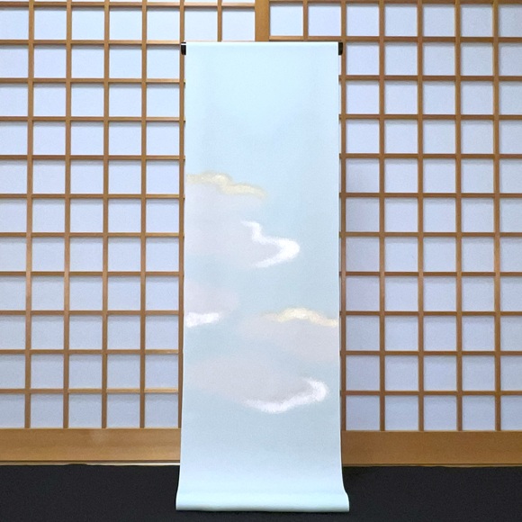 雲ぼかし　付下げ着尺