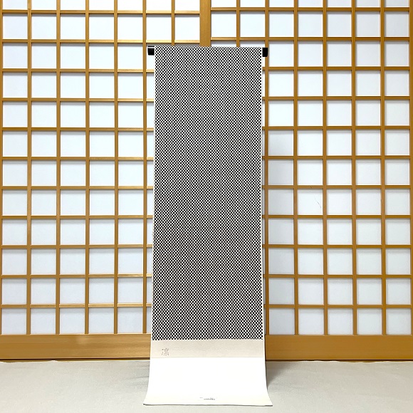 小市松　小紋着尺