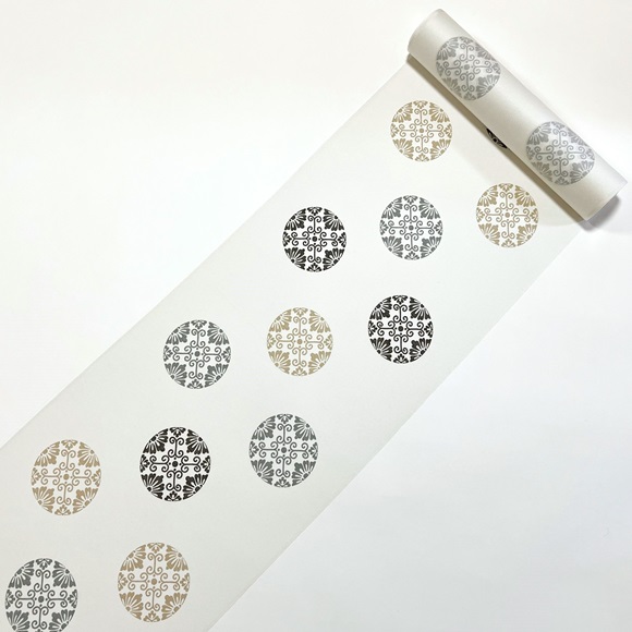 有職文（入子菱地紋／瓶覗色）　長襦袢