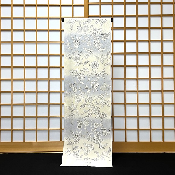 唐草正羽暈し　小紋着尺