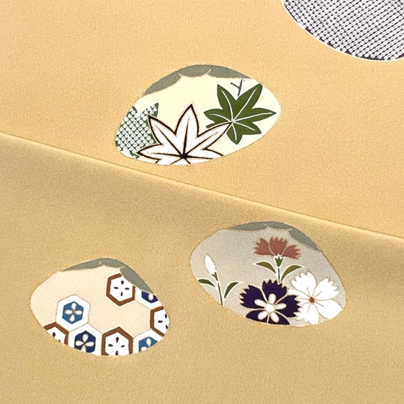 京呉服 塚本 / 貝合せ 付下げ着尺