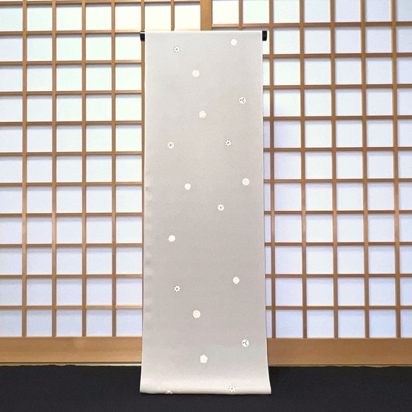 ボタン散し　小紋着尺