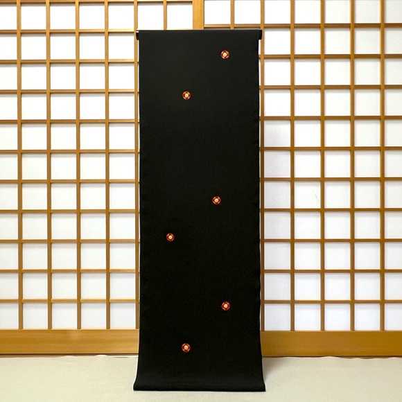 絞り丸散し　小紋着尺