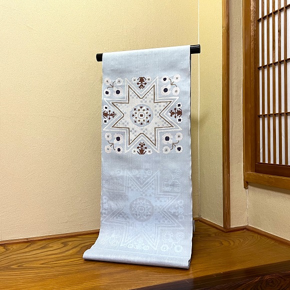 ルーマンガーデン　九寸名古屋帯