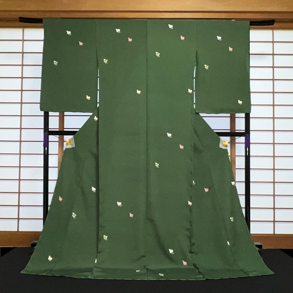 千鳥　小紋付下げ着物