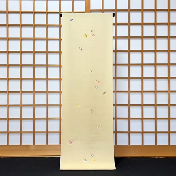 フランドルの花　小紋着尺