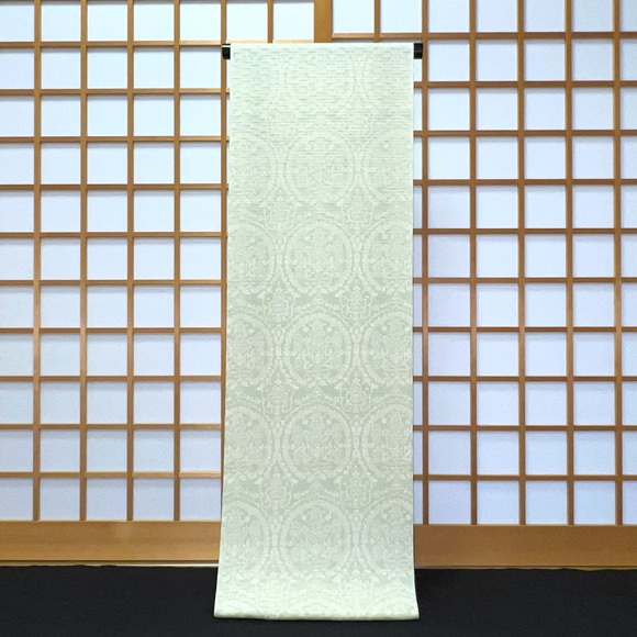 ローマ法皇文　小紋着尺