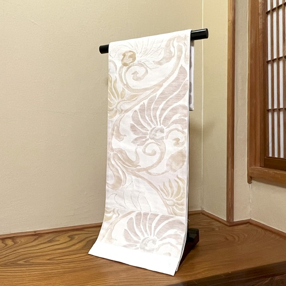 楽浪唐花　袋帯