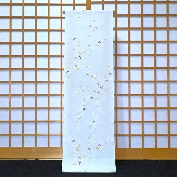 京呉服 塚本 / 萩（水色）絽夏小紋着尺
