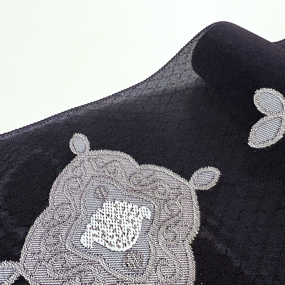 京呉服 塚本 / マルグレーテ華文（紺） 夏単衣九寸名古屋帯