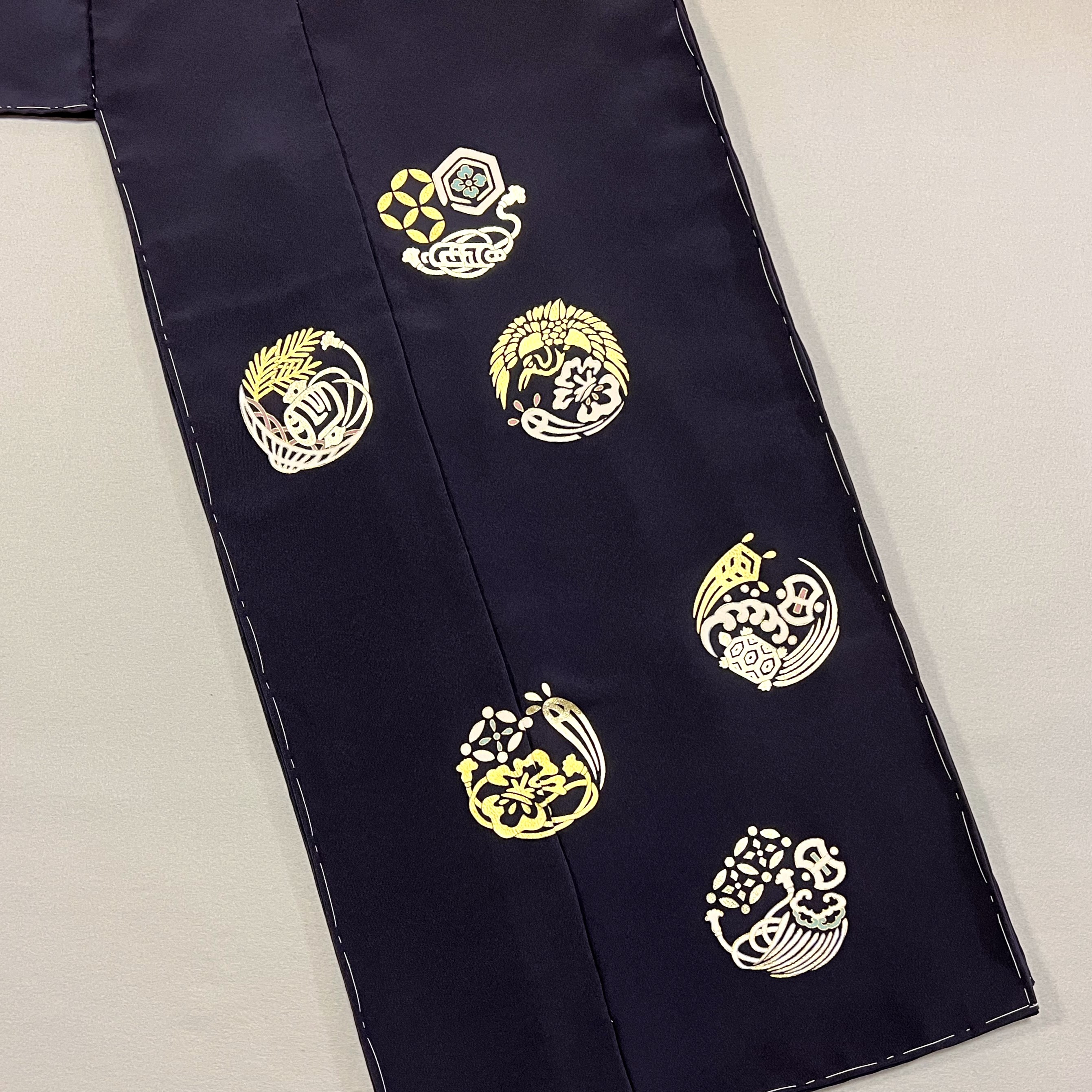 着物ふぁんた☆極上の逸品　未使用品　しつけ付　【作家物】　手描き　友禅　暈し　枝垂れ花　草花　青白橡色　美品　訪問着 b1794 着物ふぁんた△金子國義國義ゑがく 作家物 未使用品