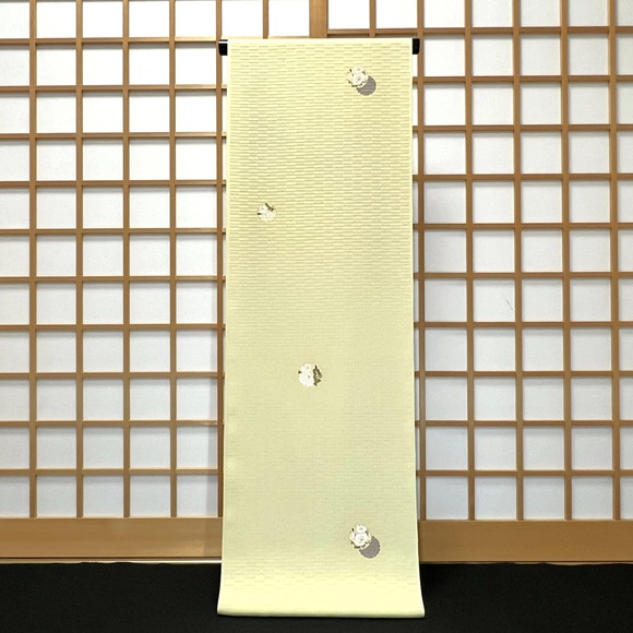 雪輪取り　小紋着尺