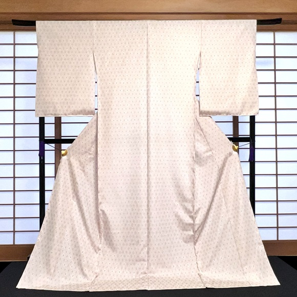 立涌小菊繋ぎ　小紋着物