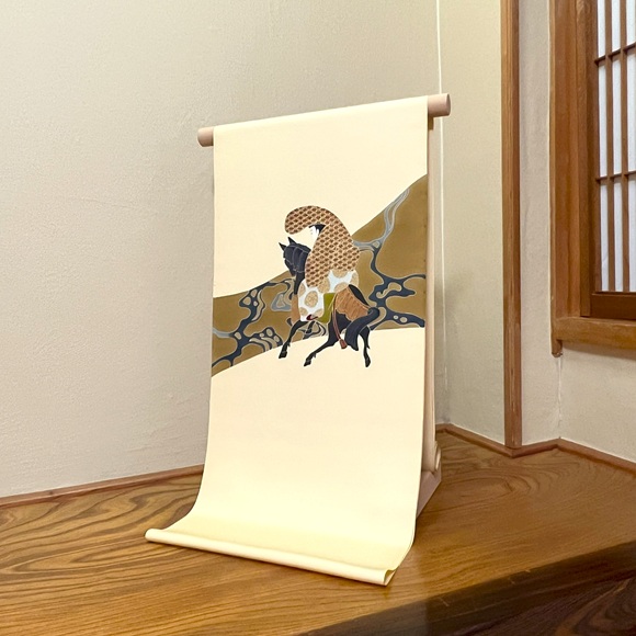 佐野渡　九寸名古屋帯